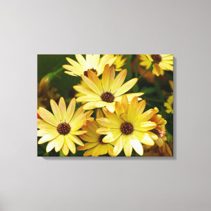 Yellow Gerbera Daisy Blume Leinwand Art