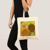 Yellow Gerbera Daisy Blume Tragetaschen (Vorderseite (Produkt))