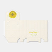 Yellow Gerbera Daisy White Lace Wedding Vielen Dan Geschenkschachtel (Ungefaltet)