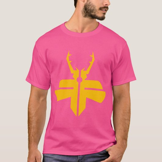 Yellow Ghost Moth Beetle T-Shirt (Vorderseite)