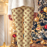 Yellow Gingerbrot Man Polka Dot Christmas Leggings<br><div class="desc">Mit diesem gelben Lebkuchenmann polka dot Christmas Leggings tauchen Sie ein in den festlichen Geist. Mit einem bezaubernden Lebkuchenmuster mit einem Polka-Punkt-Hintergrund sind diese Leggings perfekt geeignet,  um Ihrem Kleiderschrank eine lustige,  urlaubsortierte Touch hinzuzufügen. Komfortabel und stilvoll sind sie ideal für Feierlichkeiten,  zum gemütlichen Zuhause oder für Weihnachtsfeiern.</div>