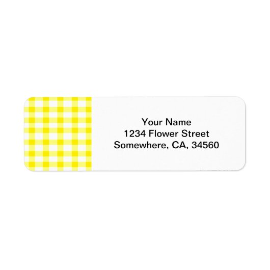 Yellow Gingham (Vorne)