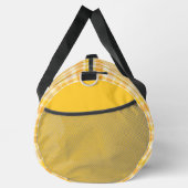 Yellow Gingham Brown Potato Custom Duffle Bag (Rechts)