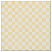 Yellow Gingham Fabric Stoff (Nahaufnahme)