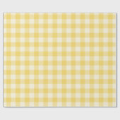 Yellow Gingham für Oh Baby Suite Packpapier (Flach)