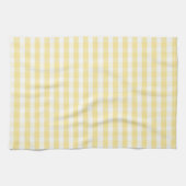 Yellow Gingham kitchen towel Geschirrtuch (Horizontal)