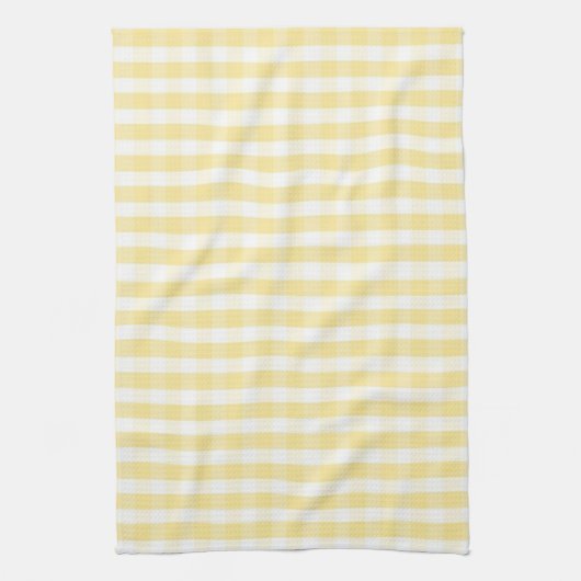 Yellow Gingham kitchen towel Geschirrtuch (Vertikal)
