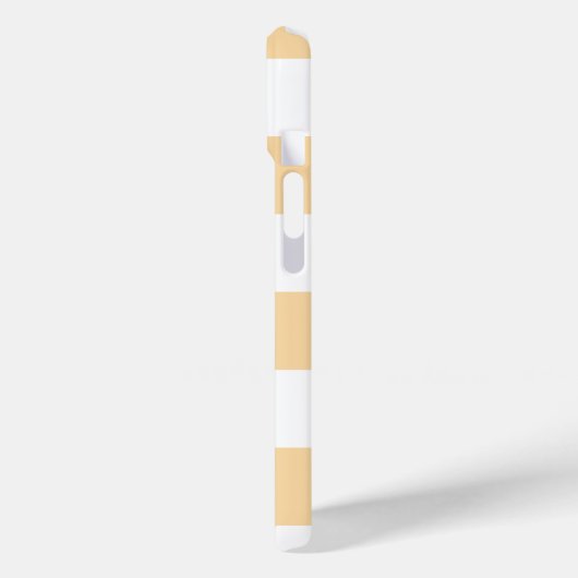 Yellow Gingham Pattern Case-Mate iPhone Hülle (Rückseite / Links)