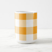 Yellow Gingham Pattern Kaffeetasse (Mittel)