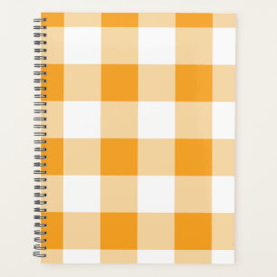 Yellow Gingham Pattern Planer