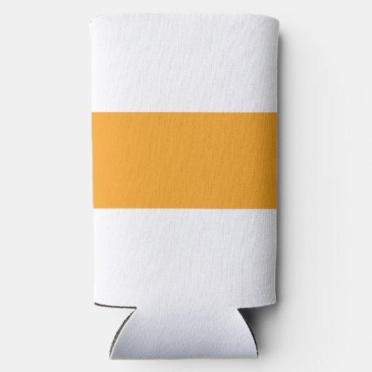 Yellow Gingham Pattern Selters Dosenkühler (Rückseite)