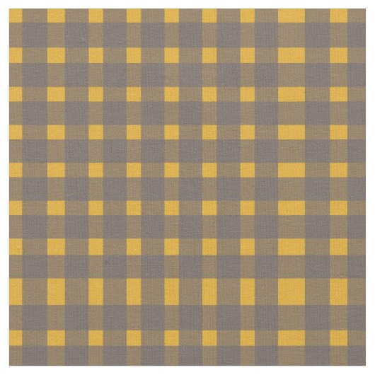 Yellow Gingham Pattern Stoff (Nahaufnahme)