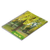 Yellow Gingko Tree - Boston Public Garden Notizblock (Linke Seite)