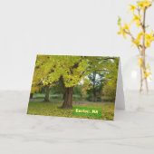 Yellow Gingko Tree Karte (Gelbe Blume)