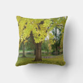Yellow Gingko Tree Kissen (Rückseite)