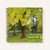 Yellow Gingko Tree Notizblock (Vorderseite)