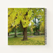 Yellow Gingko Tree Notizblock (Rückseite)
