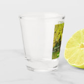 Yellow Gingko Tree Schnapsglas (Links)