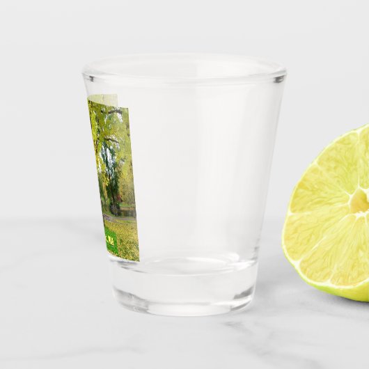 Yellow Gingko Tree Schnapsglas (Rechts)