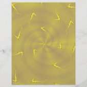 Yellow Ginseng Man Bulk Scrapbook Paper Pages Flyer (Hinten)