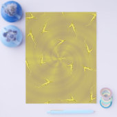 Yellow Ginseng Man Bulk Scrapbook Paper Pages Flyer (Einzeln)