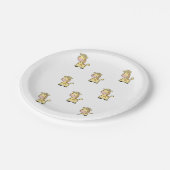 Yellow Giraffe Paper Teller (Schrägansicht)