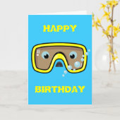 Yellow Goggles Karte (Gelbe Blume)