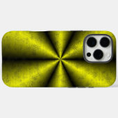 Yellow Gold Black Rainbow in Leather optik Case-Mate iPhone Hülle (Rückseite (Horizontal))