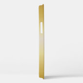 Yellow Gold Bold Metallic Handgeschriebenes Monogr Case-Mate iPhone Hülle (Rückseite / Rechts)