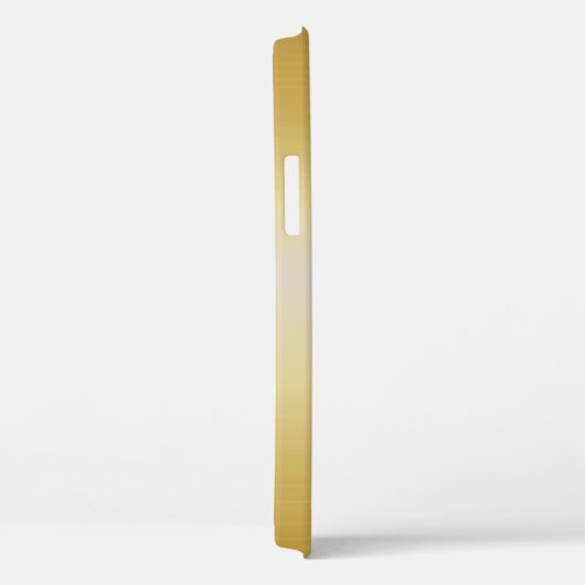 Yellow Gold Bold Metallic Handgeschriebenes Monogr Case-Mate iPhone Hülle (Rückseite / Rechts)