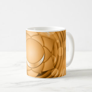 Yellow Gold Chakra Zen Yoga Namaste Personalisiere Kaffeetasse
