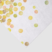 Yellow Gold Confetti Dots Seidenpapier (Ausschnitt)