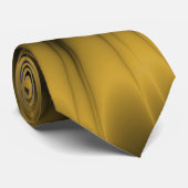 Yellow Gold Explosion Neck Tie Krawatte (Gerollt)