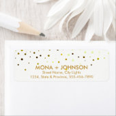 Yellow Gold Glitzer Sparkle Confetti Dots Modern (Insitu)