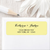 Yellow Gold Navy Blue Rücksendeadresse (Insitu)