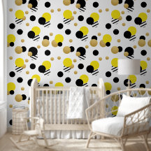 Yellow Gold Polka Dot