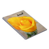 Yellow Gold Rose Blume Art Journal Notizblock (Rechte Seite)