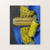 Yellow Gold Sewing Thread Jigsaw Puzzle (Vertikal)