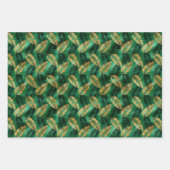 Yellow Gold Tiger Print Geschenkpapier Set (Vorderseite 3)