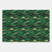 Yellow Gold Tiger Print Geschenkpapier Set (Vorderseite 2)