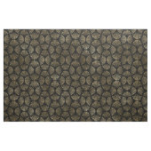 Yellow Gold und Black Art Deco Fan Muster Stoff (Fat Quarter (45,7 x 55,9 cm))