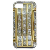 Yellow Gold und Diamond Art iPhone 5 Fall Case-Mate iPhone Hülle (Rückseite)