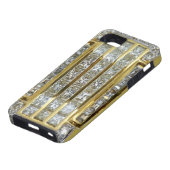 Yellow Gold und Diamond Art iPhone 5 Fall Case-Mate iPhone Hülle (unten)