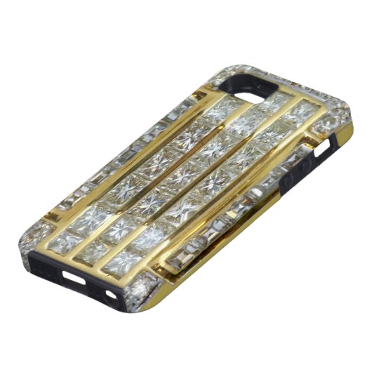 Yellow Gold und Diamond Art iPhone 5 Fall Case-Mate iPhone Hülle (unten)
