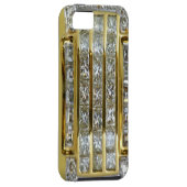 Yellow Gold und Diamond Art iPhone 5 Fall Case-Mate iPhone Hülle (Rückseite/rechts)
