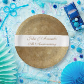 Yellow Gold vermischt Personalisierte Teller zum J (Party)