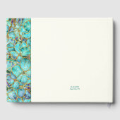 Yellow Gold Wedding Gästebuch (Rückseite)