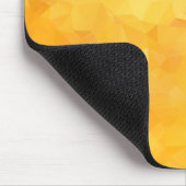 Yellow Golden Beryl Geometric Shapes Mousepad (Ecke)
