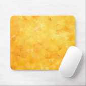 Yellow Golden Beryl Geometric Shapes Mousepad (Mit Mouse)