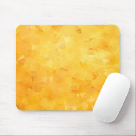 Yellow Golden Beryl Geometric Shapes Mousepad